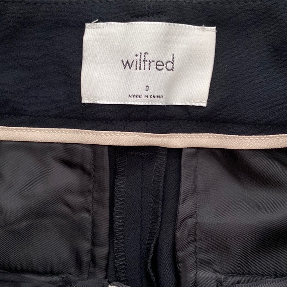 NWT Wilfred tie front pant (black) - Picture 8 of 16